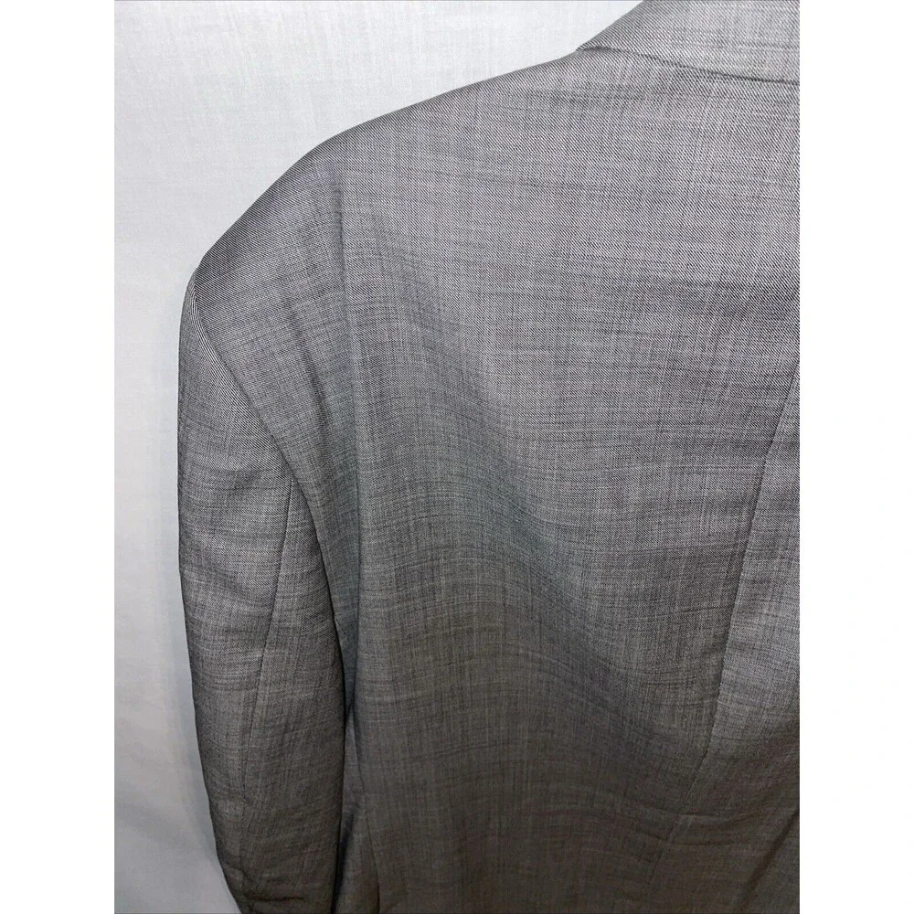 Egara Men’s Suit Blazer Size 48R Gray Business Formal Wedding City